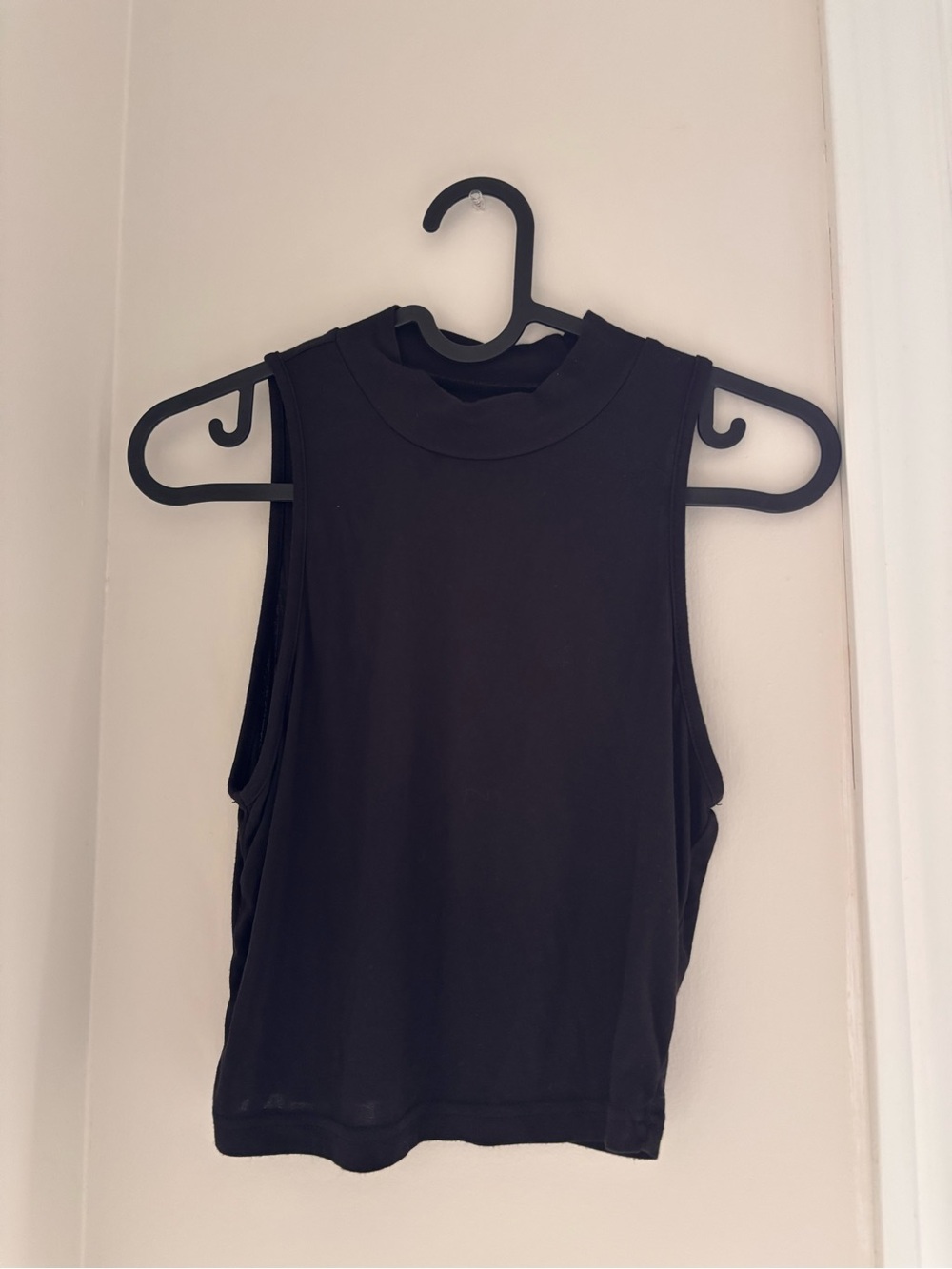 Sleeveless Mock Neck Tank